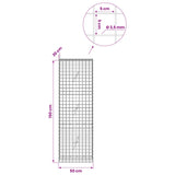 Gabion with 3.5 mm Wire and 5x5 cm Mesh 50x20x150 cm 3462163