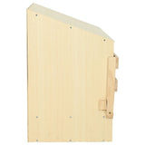 Chicken Laying Nest 3 Compartments 93x40x65 cm Solid Pine Wood 170655