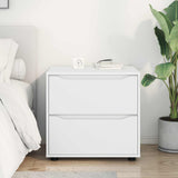 Storage Cabinet 60 x 48 x 57 cm Engineered Wood White 888827