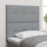 Headboard with Headboard Light Grey 80 cm Faux Leather 3337782