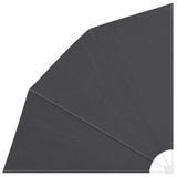 Balcony Privacy Screen 210 x 210 cm Polyester Black 42000935