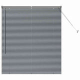 Venetian Blinds Dark Grey 130 x 120 cm Aluminium 42006051