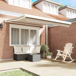 Retractable Awning Manual Beige 350 x 250 cm Fabric, Metal 3330352