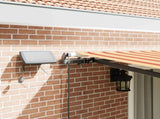 Retractable Awning Yellow and orange 450 x 300 cm Fabric 3330904
