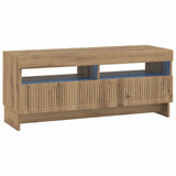 LED TV Cabinet Artisan Oak Engineered Wood 896114