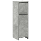 3 Piece Bathroom Furniture Set Concrete Grey Engineered Wood 3324852