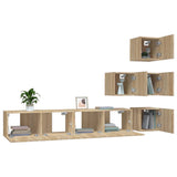 Wall-mounted TV Cabinet Sonoma Oak Engineered Wood 3114576