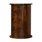 3 Drawer Chestnut Drum IN1823