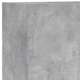 5 Piece TV Wall Units Concrete Grey Engineered Wood 3216467