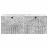 Wall-Mounted TV Cabinet Concrete Grey 78.5 x 41 x 30 cm 898178