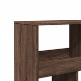 Bookcase Brown Oak 100x33x187.5 cm Engineered Wood 3309381