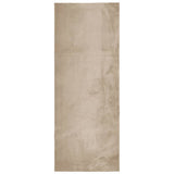 Rug HUARTE Short Pile Soft and Washable Sand 80x200 cm 375053