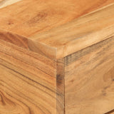 U-Shaped Side Table 45x30x61cm Solid Acacia Wood 289090