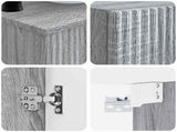 Bathroom Furniture Set 3 pcs Grey Sonoma 33 x 34.5 x 160 cm 3406049
