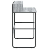 Desk with Storage Grey Sonoma 100 x 50 x 91 cm 8008029
