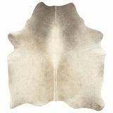 Real Cowhide Rug Beige 180x220 cm 376704