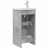 Bathroom Vanity with Sink Concrete Grey 42 x 40 x 84.5 cm 890699