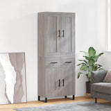 Highboard Grey Sonoma 69.5x34x180 cm Engineered Wood 3199903