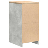 Garage Storage Cabinet Concrete Grey 40x51x85 cm Solid Wood Pine 860538