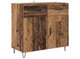 Highboard with Drawer 2 pcs Old Wood Engineered Wood 3415720