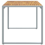 Garden Dining Table Grey 180 x 90 x 75 cm 4010604