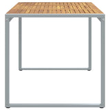 Garden Dining Table Grey 180 x 90 x 75 cm 4010604