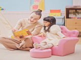 Children Kids Sofa Set Armchair Chair Seat with Free Footstool PU Leather for Girls 58L x 40.5W x T3398P347654