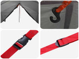 Canopy Tent Water-Resistant Grey and Orange 42042212