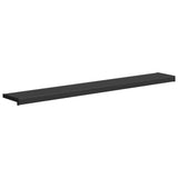 Window Sill Black with Wood Grain 160 x 20 x 4.5 cm PVC 42052318