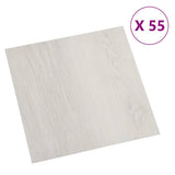 Self-adhesive Flooring Planks 55 pcs PVC 5.11 m Beige 324654