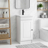 Bathroom Vanity with Sink White 42 x 40 x 84.5 cm 890054