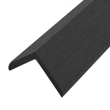 5 pcs Decking Angle Trims WPC 170 cm Black 45020