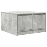 Coffee Table with Drawers Concrete Grey 70.5x70x40 cm 3328411