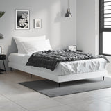 Bed Frame without Mattress White 90x200 cm Engineered Wood 832269