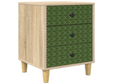 Bedside Cabinet GELEEN Sonoma Oak 36 x 33 x 60 cm 8007273
