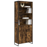 Tall Cabinets Smoke Oak 79 x 36 x 200 cm Engineered Wood 3403042