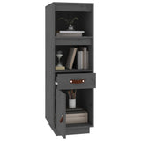 Highboard Grey 34x40x108,5 cm Solid Wood Pine 820154