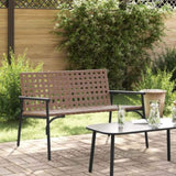 Garden Chair Brown 110.5 x 79 x 75.5 cm Poly Rattan 42004144