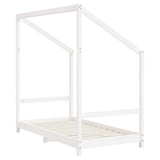 Kids Bed Frame White 2x cm Solid Wood Pine 3200596