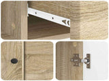 Sideboard Sonoma Oak 66 x 34.5 x 90 cm Engineered Wood 895547