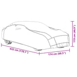 Car Cover for Sedan Hail Protection Full M Grey and Silver 4008944