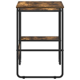 Desk with Storage Smoked Oak 100 x 50 x 75 cm 8007992