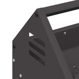 Chicken Feeding Trough Black 108 x 20.5 x 20 cm 874612