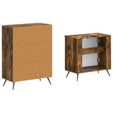 2 Piece Bathroom Cabinet Set BREDA Smoked Oak Engineered Wood 3417644