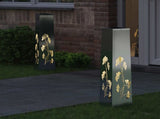 Solar LED Pathway Light 2 pcs Silver Galvanized Steel 879763