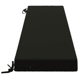 2-Piece Bench Cushions SOEST 2 pcs 100% Polyester Black 949981