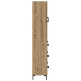Highboard 2 pcs Artisan Oak 69.5 x 34 x 180 cm Engineered Wood 3415887