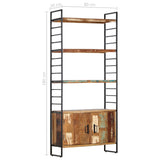 4-Tier Bookcase 80x30x180 cm Solid Reclaimed Wood 284419