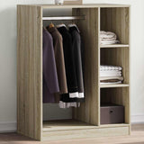 Wardrobe Sonoma Oak 77x48x102 cm Engineered Wood 840809