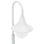 ZNTS Garden Post Light E27 120 cm Aluminium White 44210